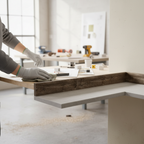 Premium Square Edge Upstand 3000mm - Durable Mystic Pine Laminate for Elegant Kitchen Design