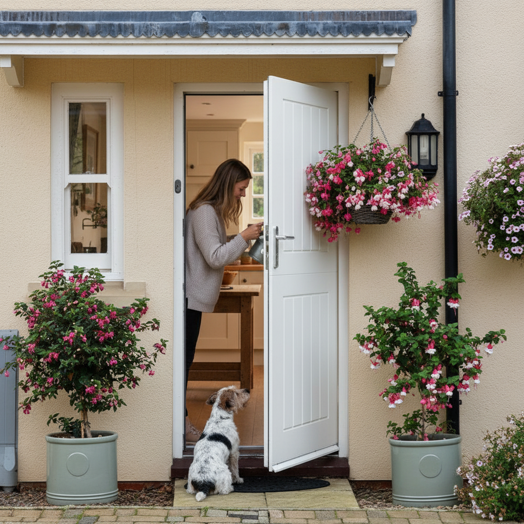 Premium External White Painted Composite Stable Door with Customization Options and Lifetime Guarantee - Image 2