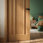 FD30 Fire Rated Oak Internal Door Made-to-Measure Unfinished - detail view