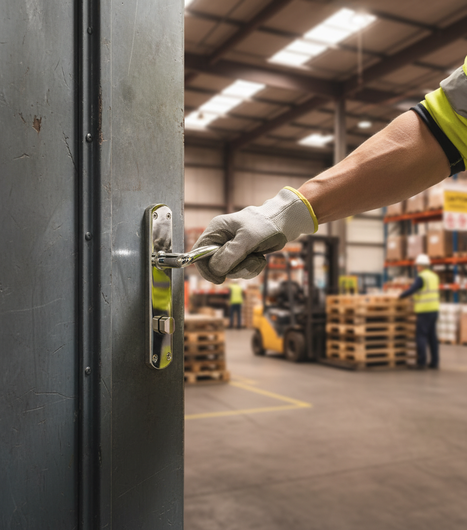 Premium Door Lever on Backplate - Elegant Curved Handle Design for Modern Interiors