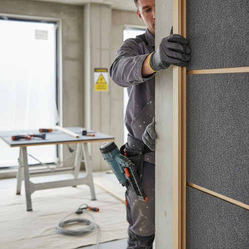 Premium 2.4m Elevation Acoustic Wall Panelling Trim for Elegant Interiors - High-Quality Professional Grade for Industrial and Commercial Applications