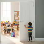 Premium White Primed Internal Door with Engineered Construction for Strength and Versatile Design