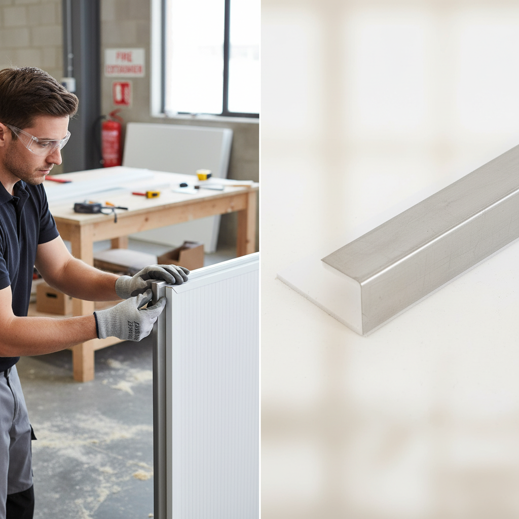 Premium PVC Wall Panelling End Cap Trim with Sleek Silver Finish for Professional Installations