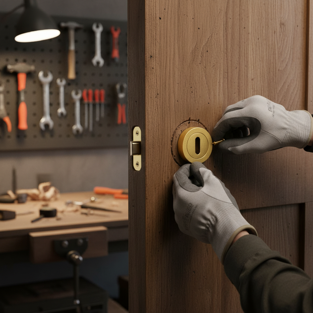 Premium Lock Escutcheon with Concealed Fix Screw and 25 Year Guarantee for Fire Rated Doors