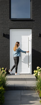 Premium Contemporary Composite External Door with Low Maintenance and Thermal Efficiency Features