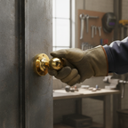 Premium Oval Mortice Door Knob with Fire Door Rating and 10-Year Guarantee for Durability and Security