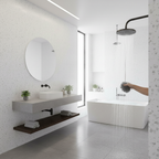 PVC Gloss Waterproof Wall Panelling in White Sparkle Finish - Durable, Mould-Resistant and Easy to Install - Image 2
