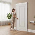 Premium White Primed Pocket Door Set with Galvanised Steel Frame and Adjustable Jamb Kit for Elegant Interior Design