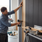 Premium Elevation Acoustic 2.4m Wall Panelling Trim - Natural Oak Finish for Timeless Elegance