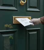 Premium Georgian Letter Plate with Complete Fixings for Easy Installation - High-Quality Professional Grade for Industrial and Commercial Applications