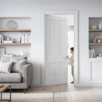Premium Internal Primed Four-Panel Door - Timeless Design for Modern and Traditional Interiors - Image 2