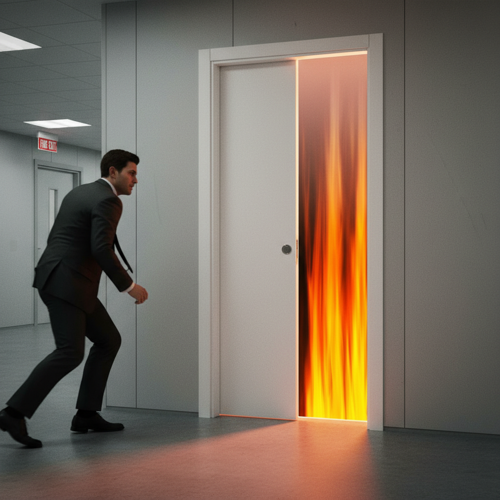 Premium Fire Rated Pocket Door Frame System with Adjustable Jambs and Self-Centering Guide