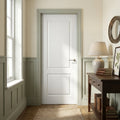 White Internal Fully Finished Smooth 2 Panel Lifestyle Moulded Door