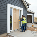 Premium Unfinished Oak External Door with 6 Panels - Ready to Paint or Stain for Customization