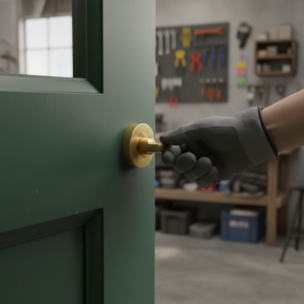 Premium Satin Brass Thumbturn and Release with Concealed Fix and 25-Year Mechanical Guarantee for Fire Rated Doors