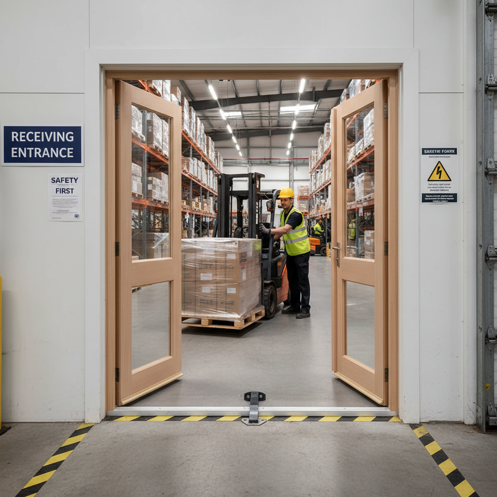 Premium External Unglazed French Doors with Hemlock Material for Elegant Entrances