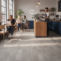 Premium 8mm Moisture Resistant Laminate Flooring - Stone Paved Look, Anti-Bacterial Coating, AC4 Rated for High Traffic Areas