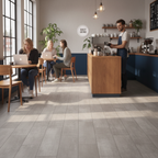 Premium 8mm Moisture Resistant Laminate Flooring - Stone Paved Look, Anti-Bacterial Coating, AC4 Rated for High Traffic Areas