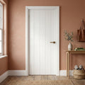 Internal Cottage Laminate Door, White, Fully Finished, Semi-Solid Core