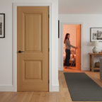 Premium Fully Finished 2 Panel Fire Door with Solid Core, Engineered Construction for Strength and Stability