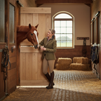 Premium Unfinished Rustic Grange Ledged Solid Oak Internal Door - Half-Stable Design for Customization - Image 2