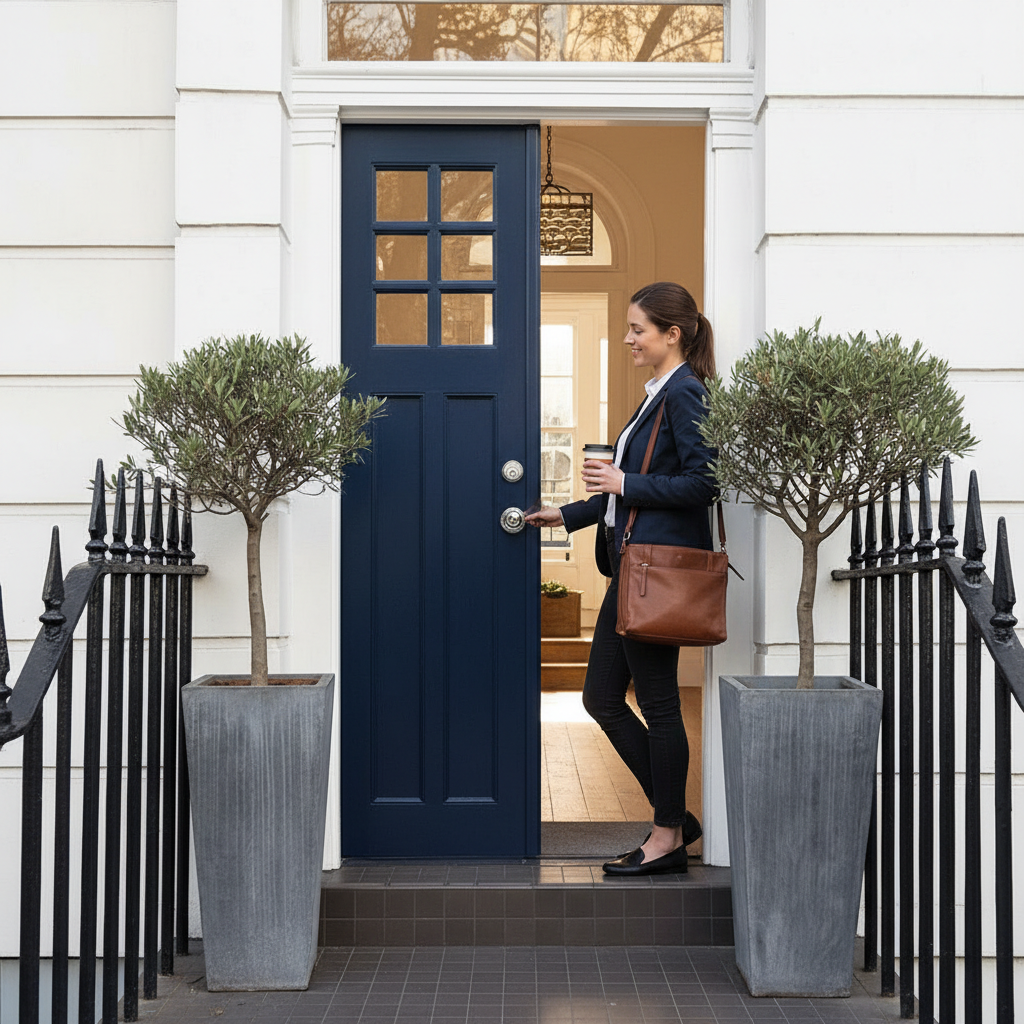Premium Custom Made 9 Light External Door with Solid Merbau Hardwood and Optional RAL Color Finishes