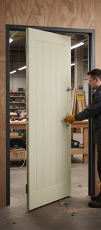 Premium Custom Colour Internal Fire Door with Engineered Construction and Deep U-Groove Design