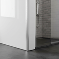 Premium PVC Shower Wall Panelling External Corner Trim for Seamless Finishing in Silver - Durable & Easy to Install