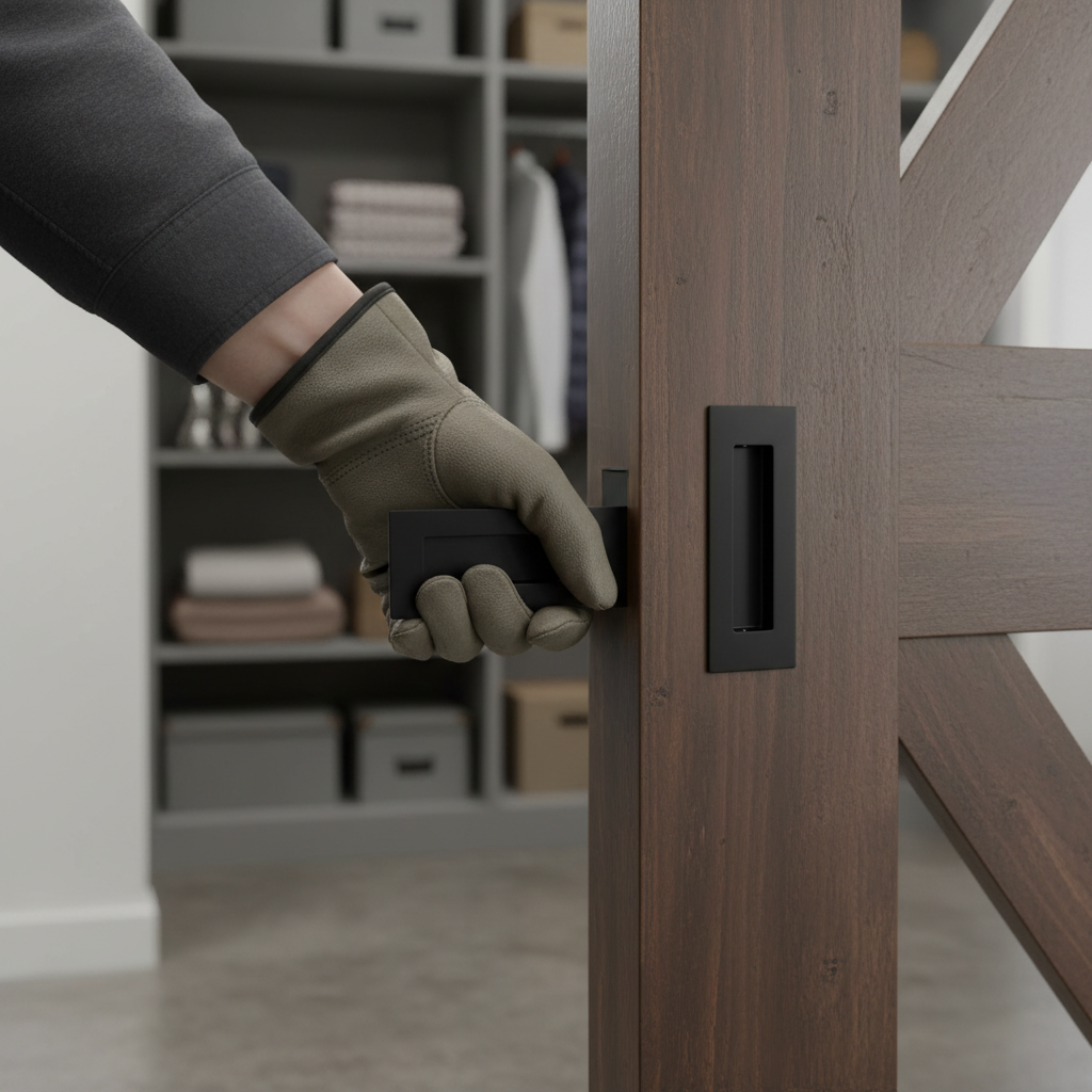 Premium Rectangular Flush Pull for Sliding Doors - Fire Rated, 100mm x 50mm, Satin or Bright Stainless Steel