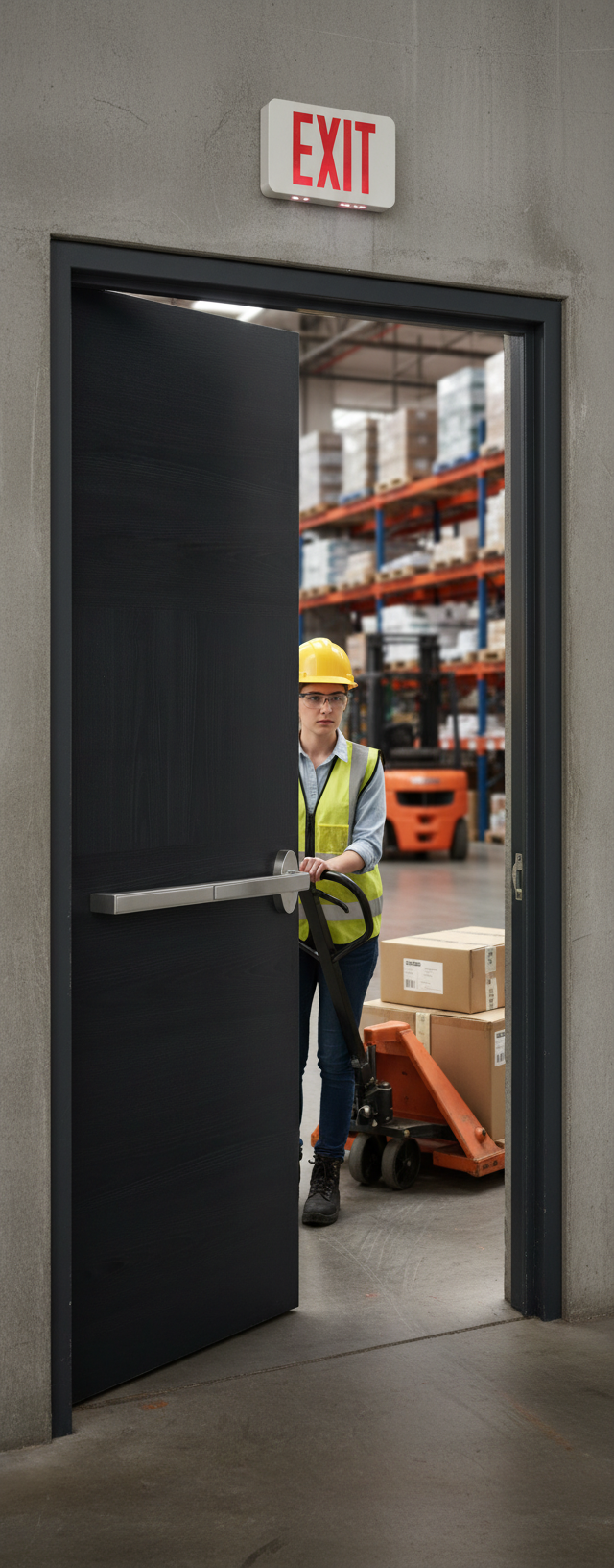 Premium Contemporary Fire Rated Door with Engineered Construction and Solid Core for Strength and Durability