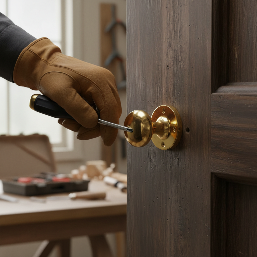 Premium Oval Mortice Door Knob on Elegant Tiered Rose - Comfortable Grip and Fire Door Rated Design