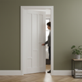 Premium White Internal Door with 6 Inset Panels and Engineered Construction for Enhanced Durability and Style