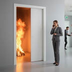 Custom Made Heavy Duty Fire Rated Pocket Frame System for Non-Standard Doors - 30 Minute Fire Rating, Adjustable Height and Width