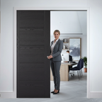 Premium Telescopic Pocket Door System with High-Quality Laminate Finish, Adjustable Doorstop, and 15-Year Guarantee