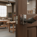 Premium 76mm (3'') Ball Bearing Hinge Pair in Polished Chrome Finish - Ideal for Door Hardware