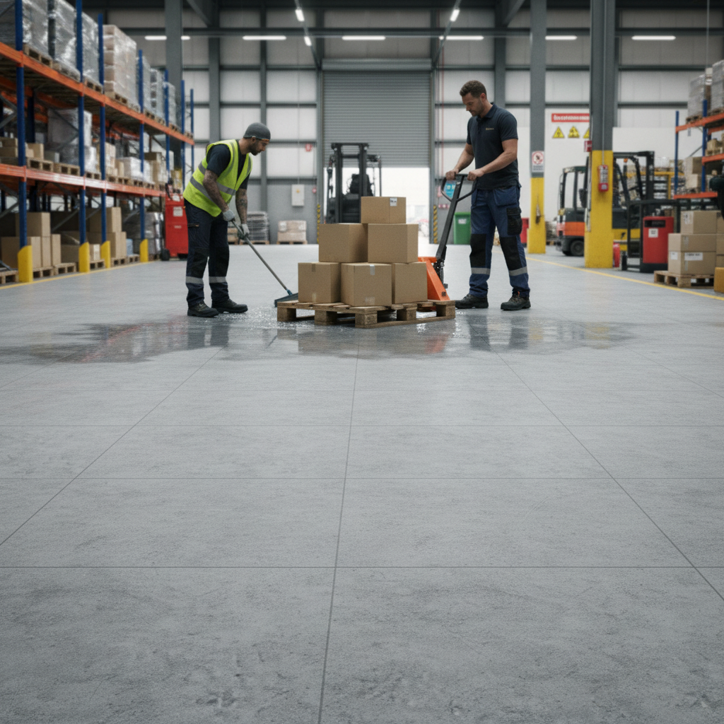 Premium 8mm Water-Resistant Concrete Effect Laminate Flooring with Ultra Matt Finish for Modern Interiors