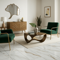 8mm Lustre Stone Marble High Gloss Laminate Flooring for Stylish Interiors