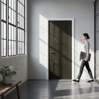 Premium Smoked Oak Internal Fire Door - Stylish Design with Glazed Options and Standard 35mm Thickness