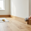 Premium Fully Finished Oak Skirting Board in Shaker Style - 3.6M Length, Solid MDF Core with Real American White Oak Veneer