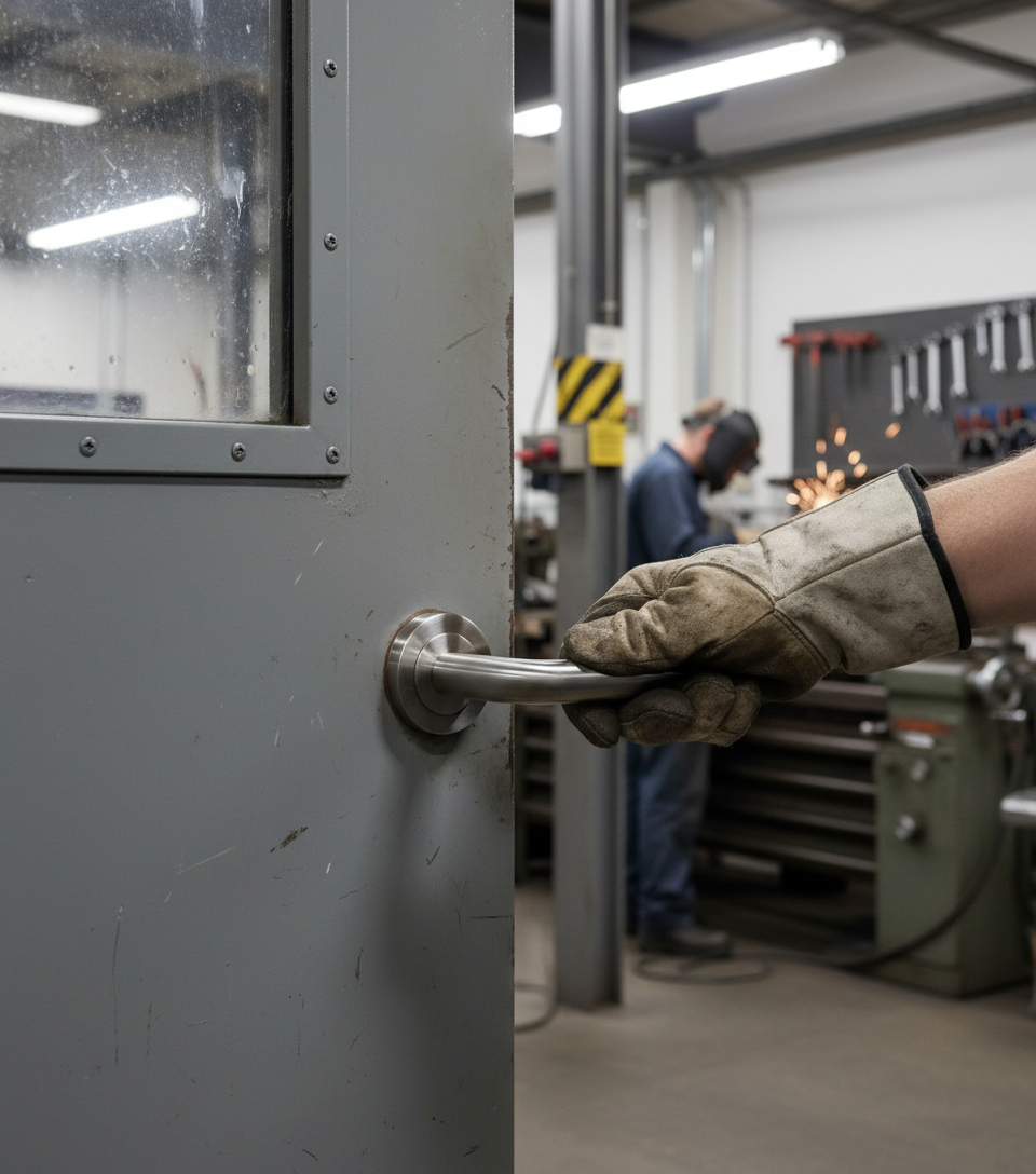 Premium Heavy Duty Lever on Rose with Secure Fixings for Enhanced Durability and Security