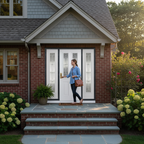 Premium Composite Grand Entrance Doors with Glazed Sidepanels - Low Maintenance and Thermally Efficient Design