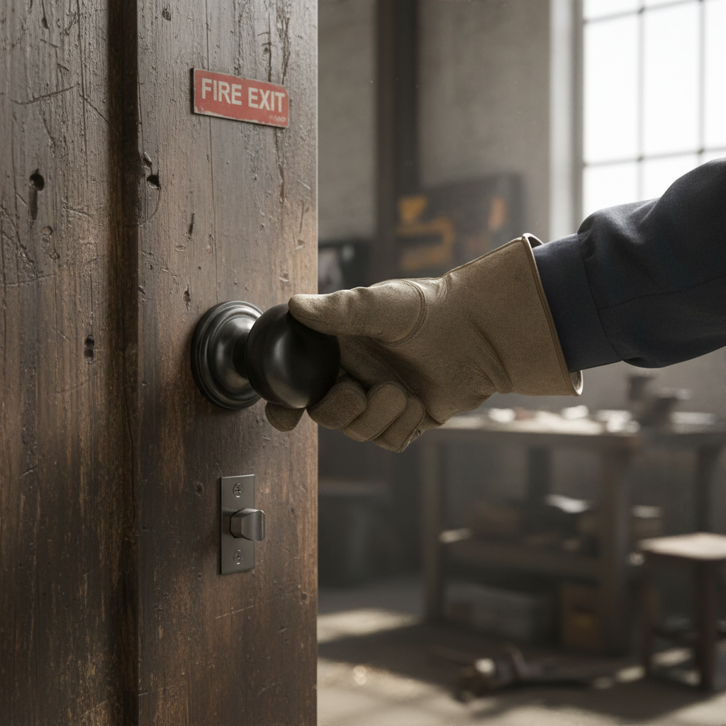 Premium Mushroom Mortice Door Knob Set with Gun Metal Finish, Complete Hardware Package for Contemporary Door Aesthetics