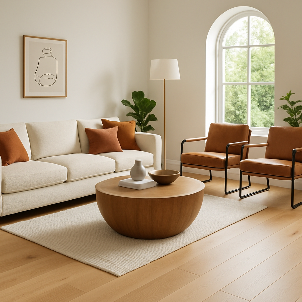 18mm Solid Real Wood Flooring in Natural Oak with UV Lacquer Finish