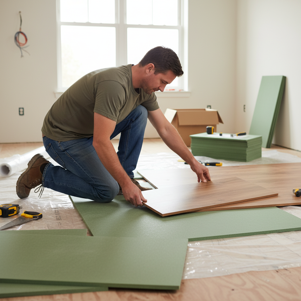 Premium 5mm FibreBoard Underlay for Laminate and Real Wood Flooring with High Sound Reduction and Thermal Insulation Properties - Image 2