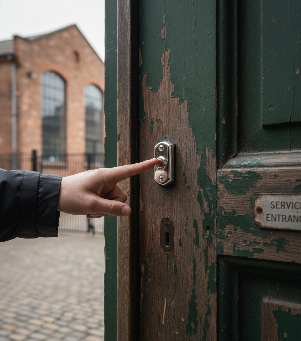 Premium Victorian Style Bell Push with Multiple Finish Options and Matching Screws - Classic Home Accessory