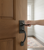 Premium Antique Door Lever Furniture on Backplate for Authentic Interiors - High-Quality Professional Grade for Industrial and Commercial Applications