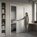 Premium Industrial Style Pocket Door Set with Galvanised Steel Frame and Adjustable Jamb Options for Modern Interiors