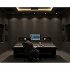 Premium Dark Grey Acoustic Slat Wall Panelling with Noise Reducing Backing for Residential and Commercial Spaces