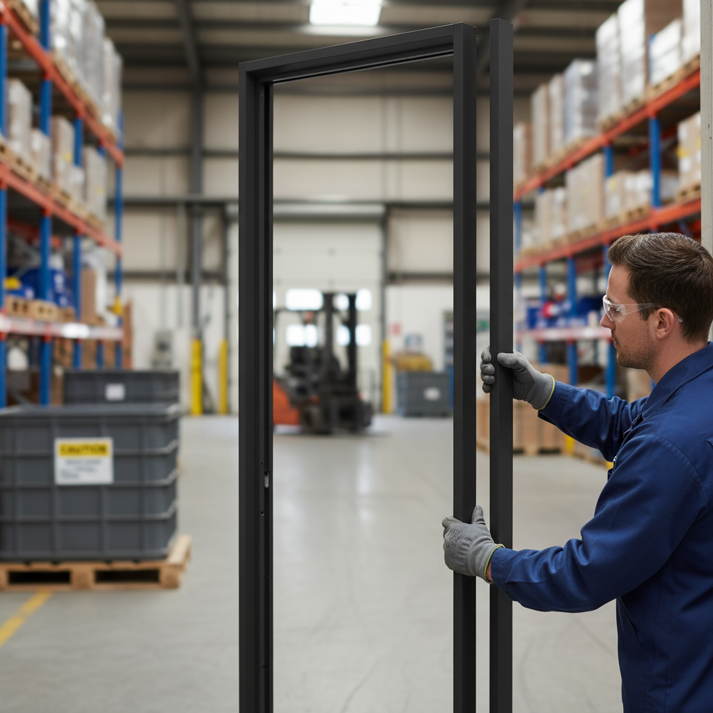 Painted Door Lining Set with Durable Finish for Perfect Door Hanging - High-Quality Professional Grade for Industrial and...