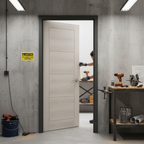 Premium Fully Finished Internal Laminate Ladder Door with Light Ivory Finish and Lifetime Guarantee